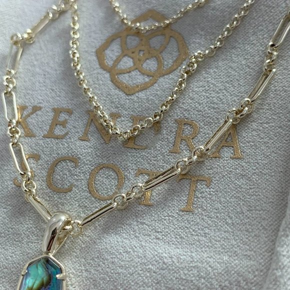 Kendra Scott Elisa Three-layer shell necklace collarbone chain Multi-layer - Picture 10 of 16